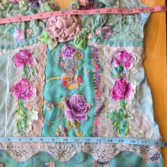 1920s Tunic Blouse | Roselani Jasmin | Size Medium - Picture 12 of 13